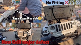 Grill Modification Time ayi big problem || Problem In Rubicon Style grill || New Thar Modifications