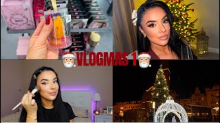 VLOGMAS 1 - adventní trhy a zkoušení produktů z kalendáře Sephora 🎄⛄