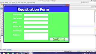 How To make Student Registration Form and Full validation On java Netbeans