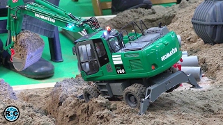 RC Komatsu 180 DANGEROUS dredging  work - Lipper Modellbau Tage