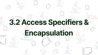 CMP 175 Java Unit 3.2 | Access Specifiers and Encapsulation Explained