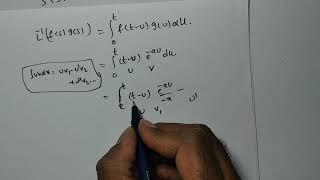 Convolution Theorem - Inverse Laplace transforms in English