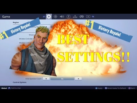 BEST FORTNITE CONSOLE SETTINGS! PS4/XBOX SEASON 4 BEST FORTNITE CONSOLE SETTINGS! PS4/XBOX SEASON 4