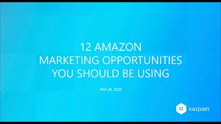 12 Amazon Marketing Opportunities & How to Use Them