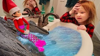 OUR ELF is a MERMAiD!?  Morning Routine and Candy Drink Experiment! Adley Christmas Dance Recital