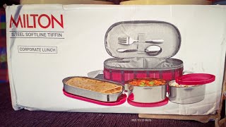 Milton Premium Corporate Lunch Box Stainless steel #Unboxing || #Creatorsview360