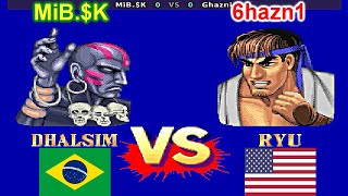 Street Fighter II': Champion Edition - MiB.$K vs 6h4zn1