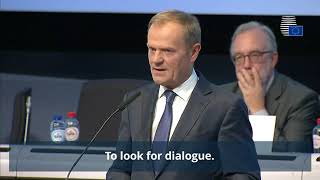 President Tusk on Catalonia