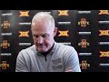 coach kevin dresser iowa state jan. 22 2025 prior to ou and okla. state duals