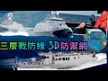 台海雙殺手·航母殺手x近海殺手組成3D防禦網。沱江艦x佈雷艇x火山佈雷車，構築點、線、面蜘蛛網，佈雷艇配置自動佈雷系統，中科院自研技術·全球首創。