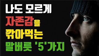 나도 모르게 자존감 깎아먹는 말버릇 5가지 | 자존감 | 자신감 | 명언 | 조언 |