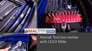 Homak Tool box review with Lego Mike