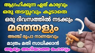 മഞ്ഞൾ മതി , ആർക്കും അറിയാത്ത ഈ കാര്യം ആഗ്രഹം സാധിച്ചു തരും Astrology Malayalam