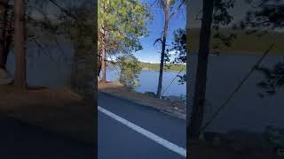 Biking along Payette Lake in McCall, Idaho