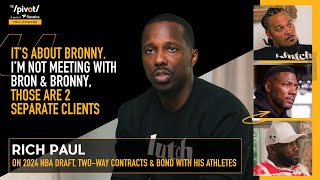 Rich Paul most powerful non-owner in NBA? Talks 2024 Draft, Lebron & Bronny Jame