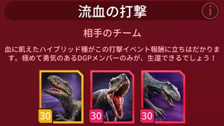 流血の金打撃イベントに表示されていないインドラプトル登場（笑）ジュラシックワールドアライブ攻略法