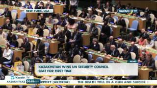 Kazakhstan wins UN security council seat for first time - Kazakh TV