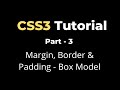 CSS3 Tutorial - Part3 | Margin, Border, Padding & Box Model | yusy4code
