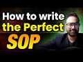 The Secret To Write The Perfect SOP | Avoid This Common Mistake! | MBA Application Guide #mba