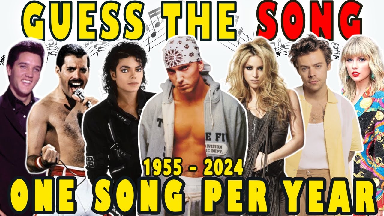 Guess The Song рџћ One Song Per Year 1955 2024 Everyone Knows Music