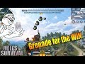 Rules of survival - GRENADE CHALLENGE!!  (Rules of Survival: Battle Royale)