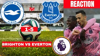 Brighton vs Everton 1-5 Live Stream Premier League Football EPL Match Commentary Score Highlights