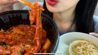 고기듬뿍 국물 두루치기 먹방(김치+당면 추가)💗💗 KOREA MUKBANG