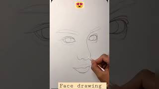 HOW TO DRAW AND COLOR beautiful women face | Easy drawings | beginner guide