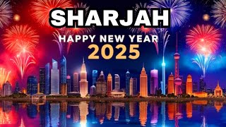 New Year Fireworks at Almajaz Waterfront Cornich Sharjah 2025 | Dubai Fireworks 🇦🇪 | UAE Fireworks