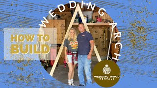 VLOG: Building our first wedding arch + shopping