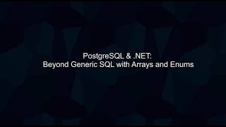 PostgreSQL in .NET 10: Native PostgreSQL Types in EF Core - Arrays, Enums, Ranges