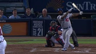 LAD@ATL: Kendrick doubles in two for the Dodgers