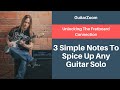 3 Simple Notes To Spice Up Any Guitar Solo | Guitar Fretboard Workshop - Part 10