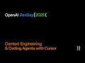 Context Engineering & Coding Agents with Cursor