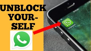 How To Unblock yourself on WHATSAPP if someone blocks you | WITHOUT DELETING ACCOUNT 2022