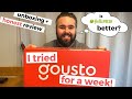 I tried Gousto for a week! UK unboxing + honest review 🥬🥩