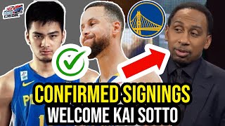 GSW Officially Signs Kai Sotto! Filipino Fans Celebrate Historic NBA Moment!