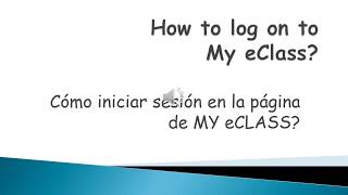 How to log on to eCLASS - GCPS By Kyla Ramsey