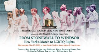 From Stonewall to Windsor: New York’s March to LGBTQ Rights — Full Program Video