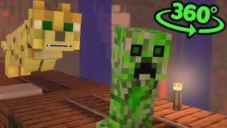 CREEPER RUNNER 360° Video - Minecraft VR