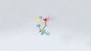 Hand Embroidery中式刺绣齐针菊花纹教学