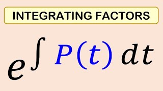 Why integrating factors works