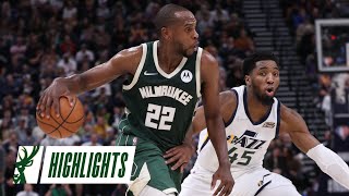 Highlights: Bucks 117 - Jazz 111 | Milwaukee's First Win In Utah In 21 Years | 3.14.21
