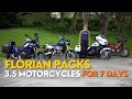 How To Pack For A 7-Day Trip On 3.5 Different Motorcycles