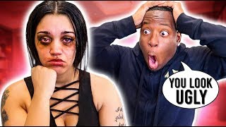 I DID MY MAKEUP HORRIBLE TO SEE HOW MY HUSBAND WOULD REACT!!