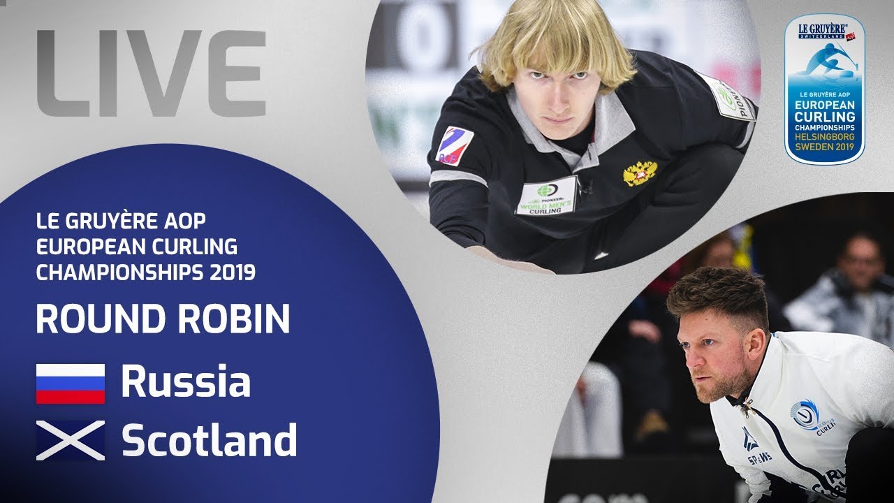 Russia V Scotland - Men's Round Robin - Le Gruyère AOP European Curling ...