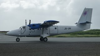 Flying the Twin Otter from Bequia to Barbados - 3 Cameras