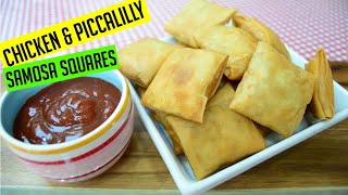 Ramadan Recipe Chicken \u0026 Piccalilli Samosa Squares | Cook with Anisa | Indian Cooking Recipes