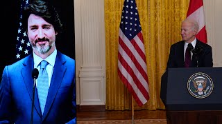 Watch U.S. President Biden's full statement after first meeting with Prime Minister Trudeau