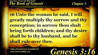 Genesis Chapter 3 - Bible Book #01 - The Holy Bible KJV Read Along Audio/Video/Text